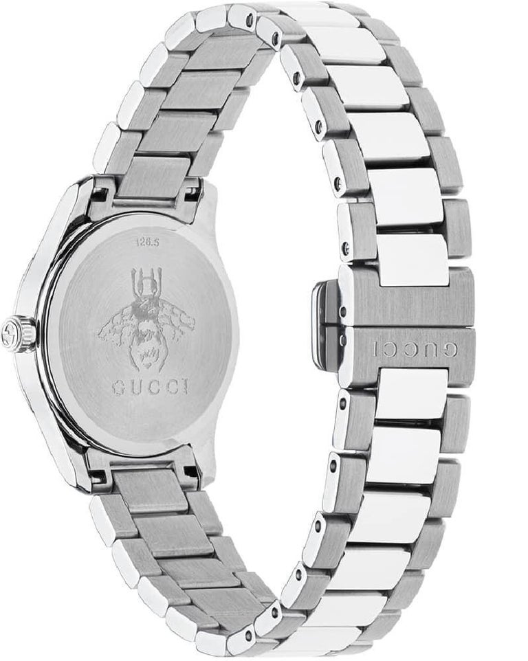 Gucci G-Timeless Silver Dial Ladies Watch YA126595 For Sale at 1stDibs |  gucci cat watch, gucci feline watch, gucci cat watch men's