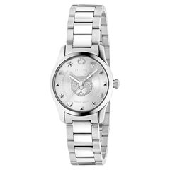 Used Gucci G-Timeless Silver Dial Ladies Watch YA126595
