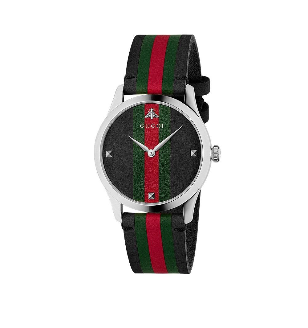 Gucci G-Timeless Stainless Steel Round Dial Unisex Watch YA1264079 1