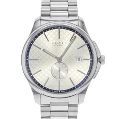 Gucci G-Timeless Stainless Steel Silver Dial Automatic Men’s Watch YA126320