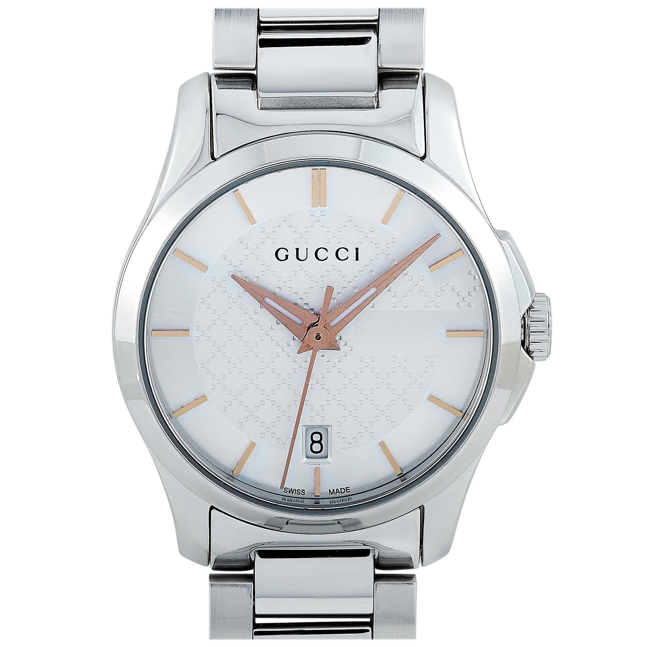 Gucci G-Timeless Stainless Steel Watch 