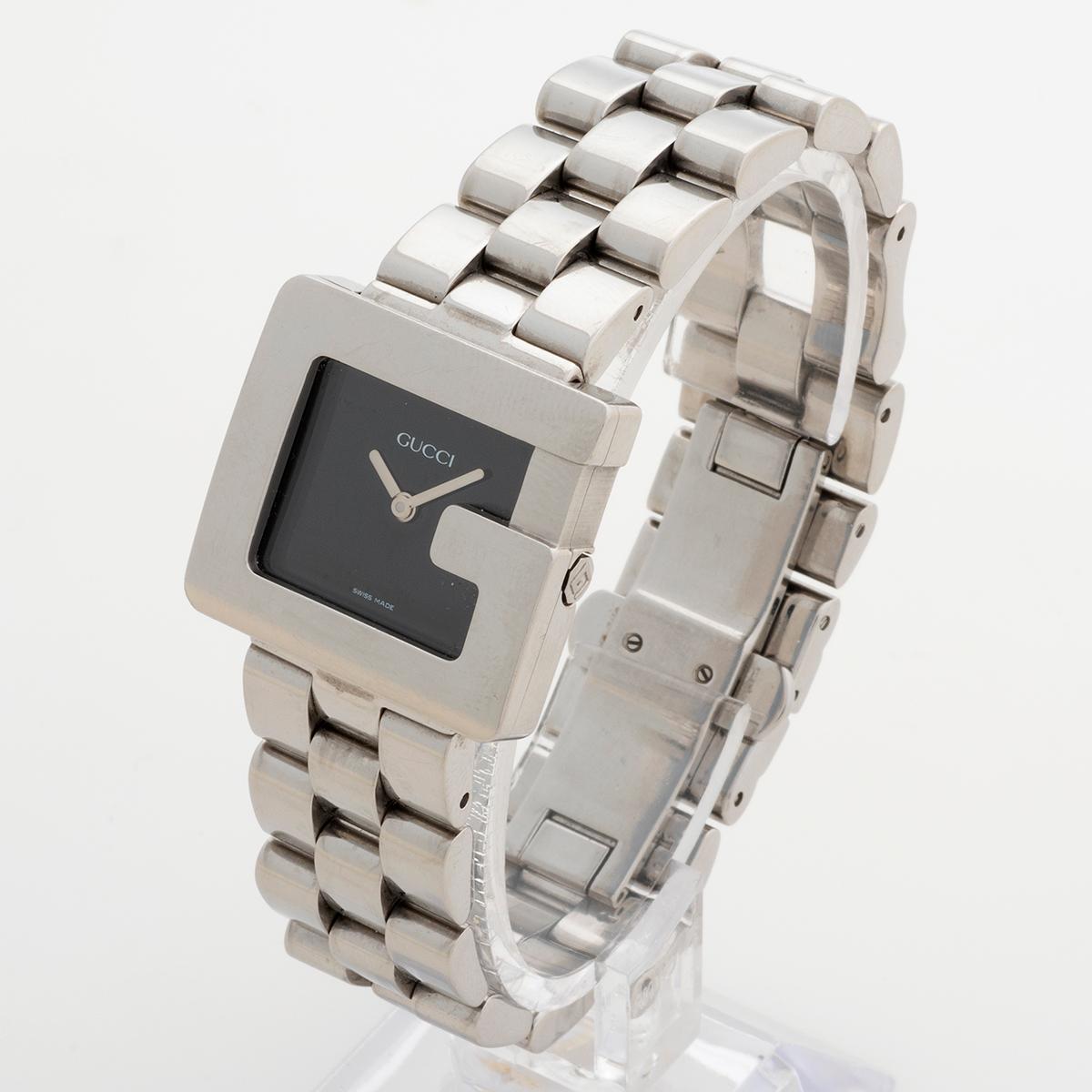 GUCCI 3600J ブラックフェイスレディース時計 - 腕時計(アナログ)