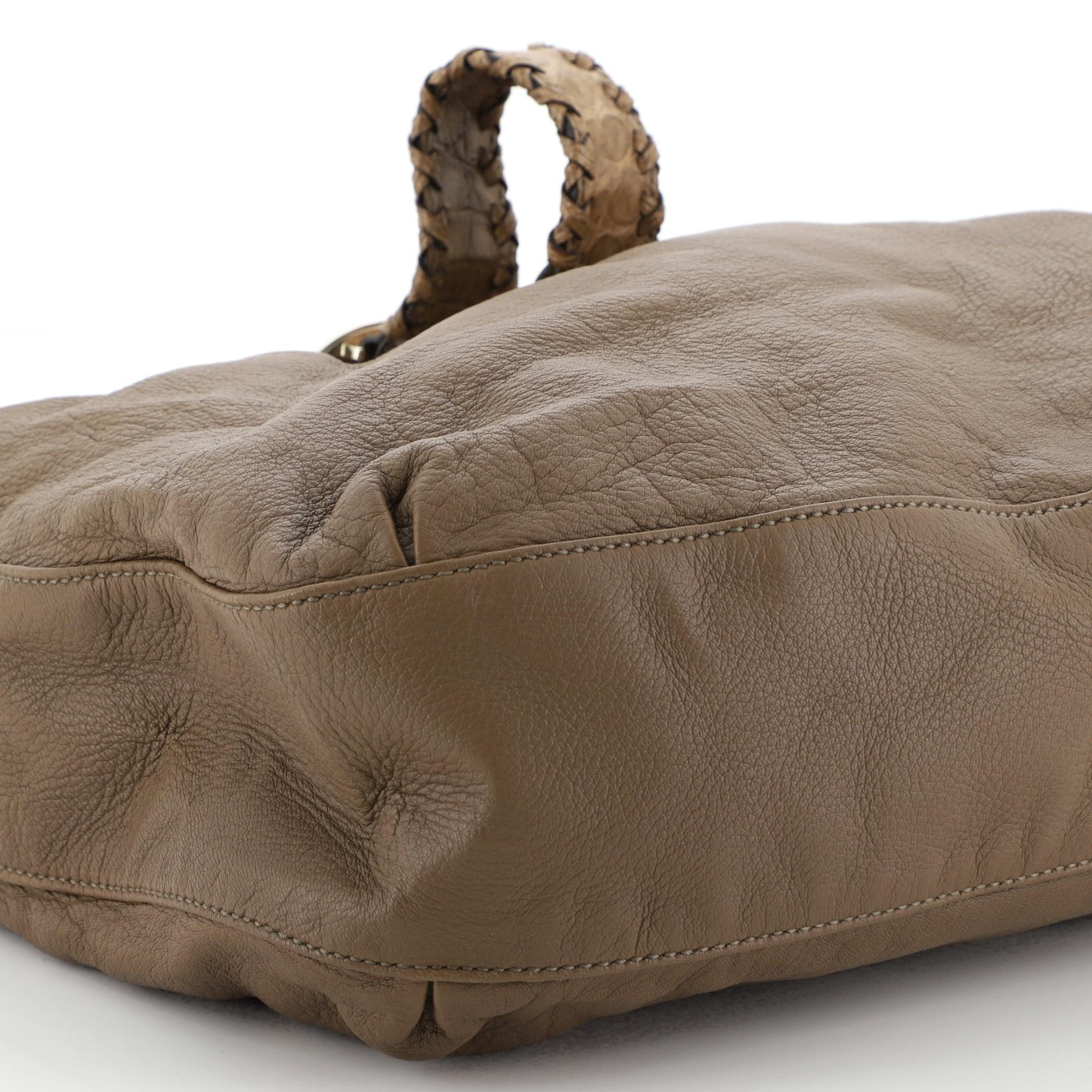 Gucci G Wave Hobo Leather Medium 2