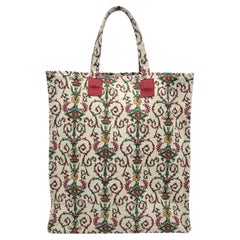 Gucci Garden Firenze 1921 Printed Canvas Tote Shopping Bag