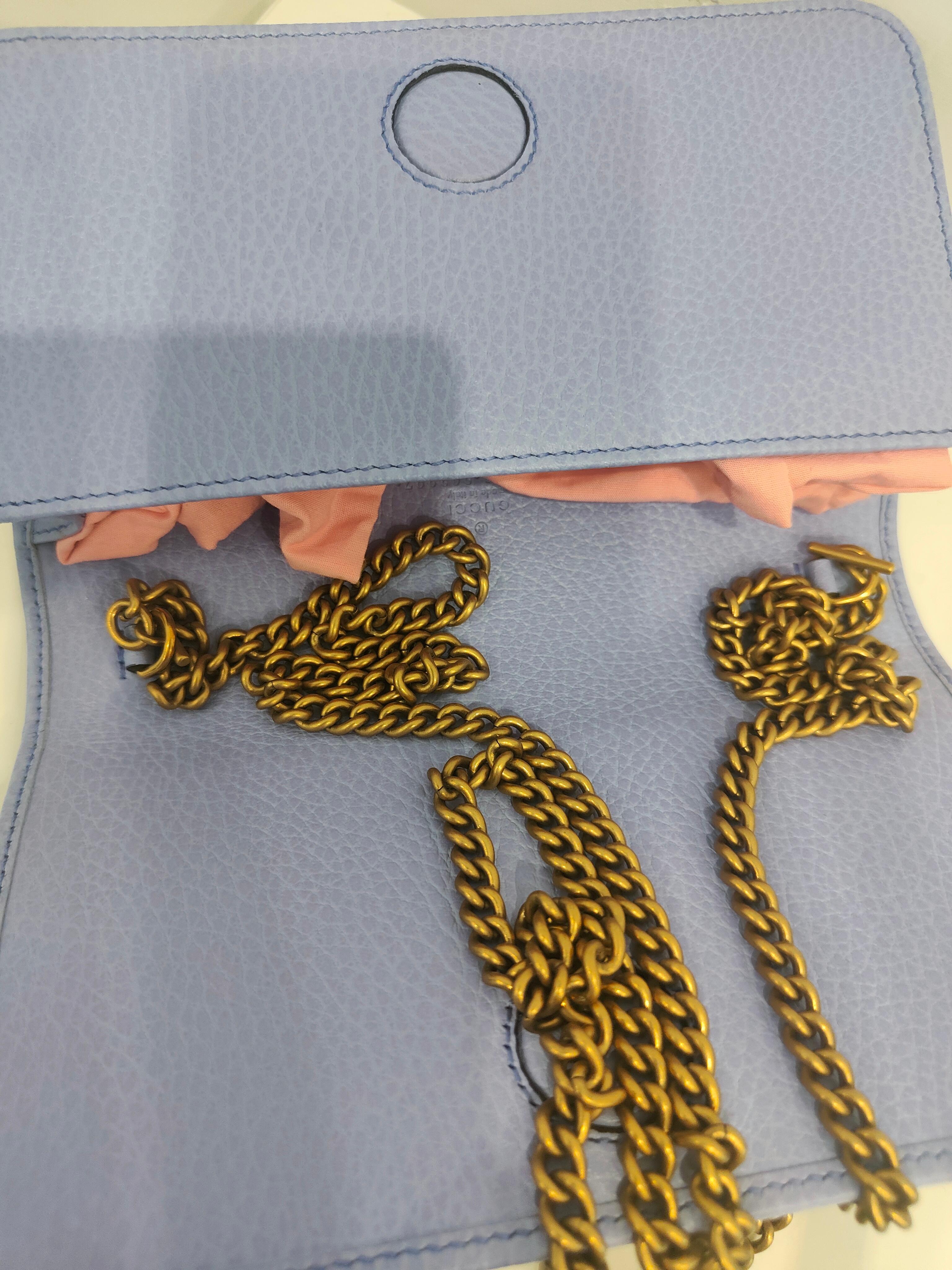 Gray Gucci Garden Mystic cat shoulder bag