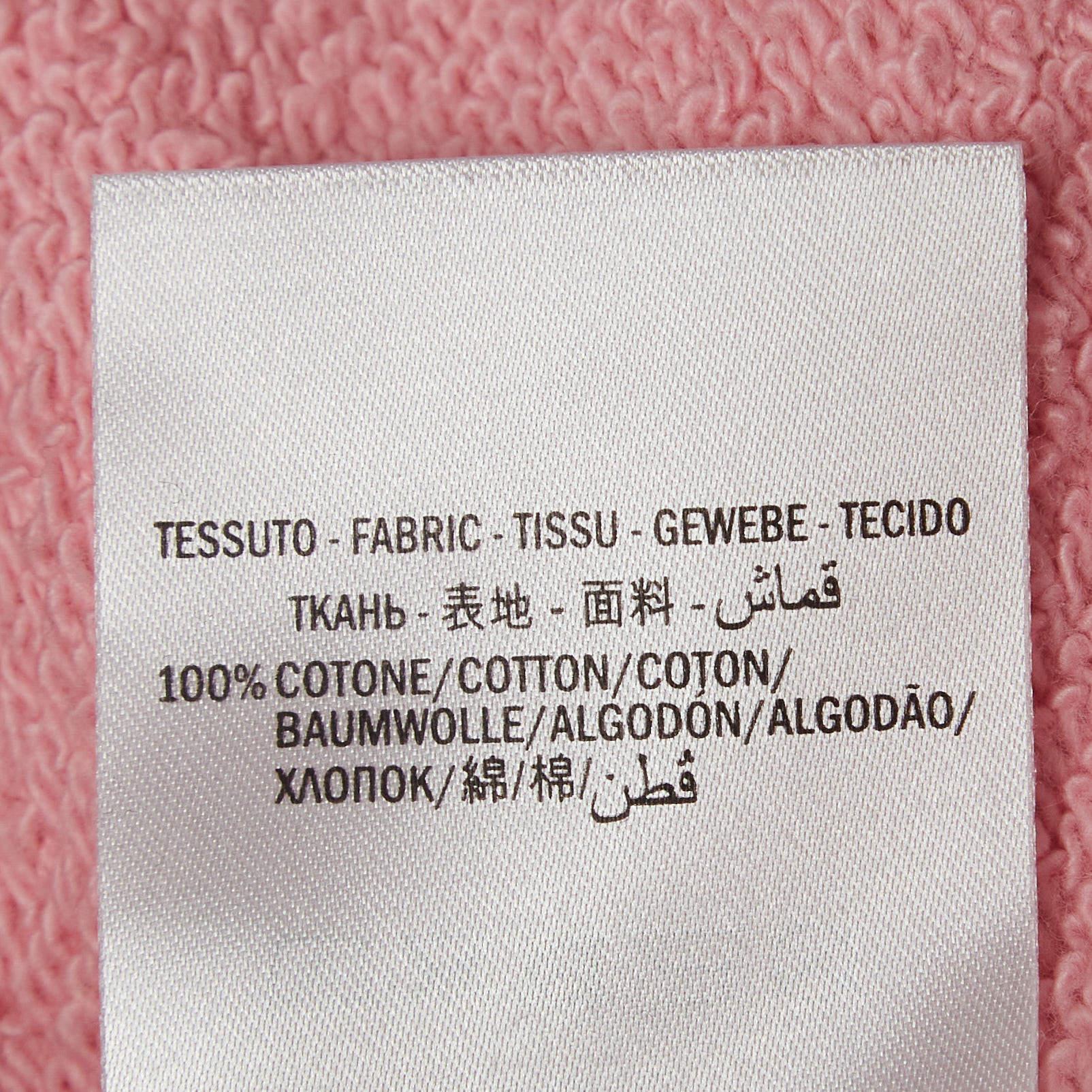 Beige Gucci Garden Pink Eye Print Cotton Crew Neck Sweatshirt XL