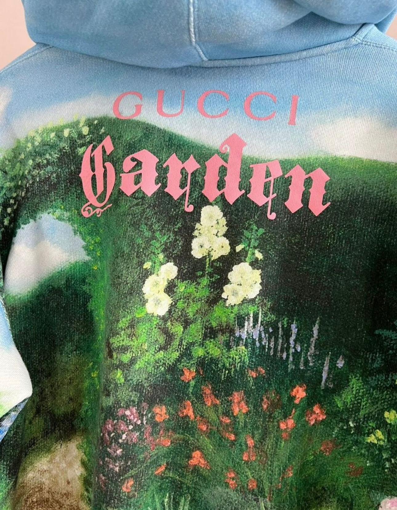 Gucci Garden Rare Collectors Hoodie In Excellent Condition For Sale In Dubai, AE