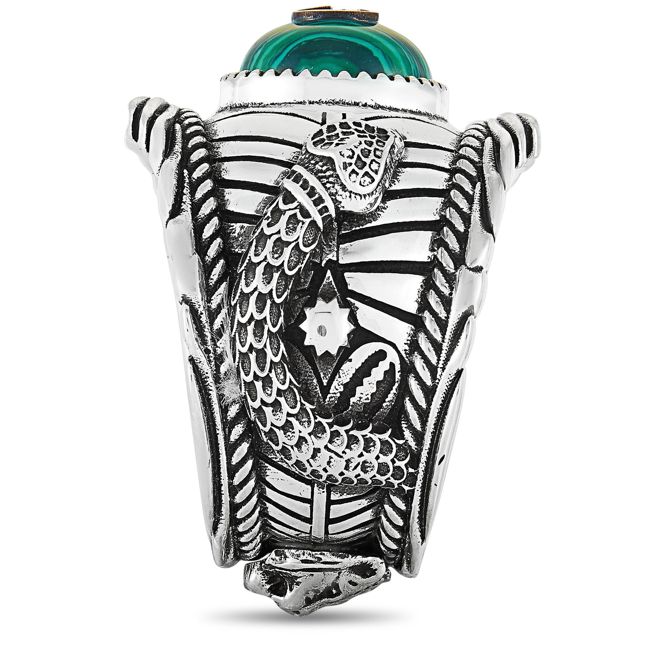 gucci garden ring in silver