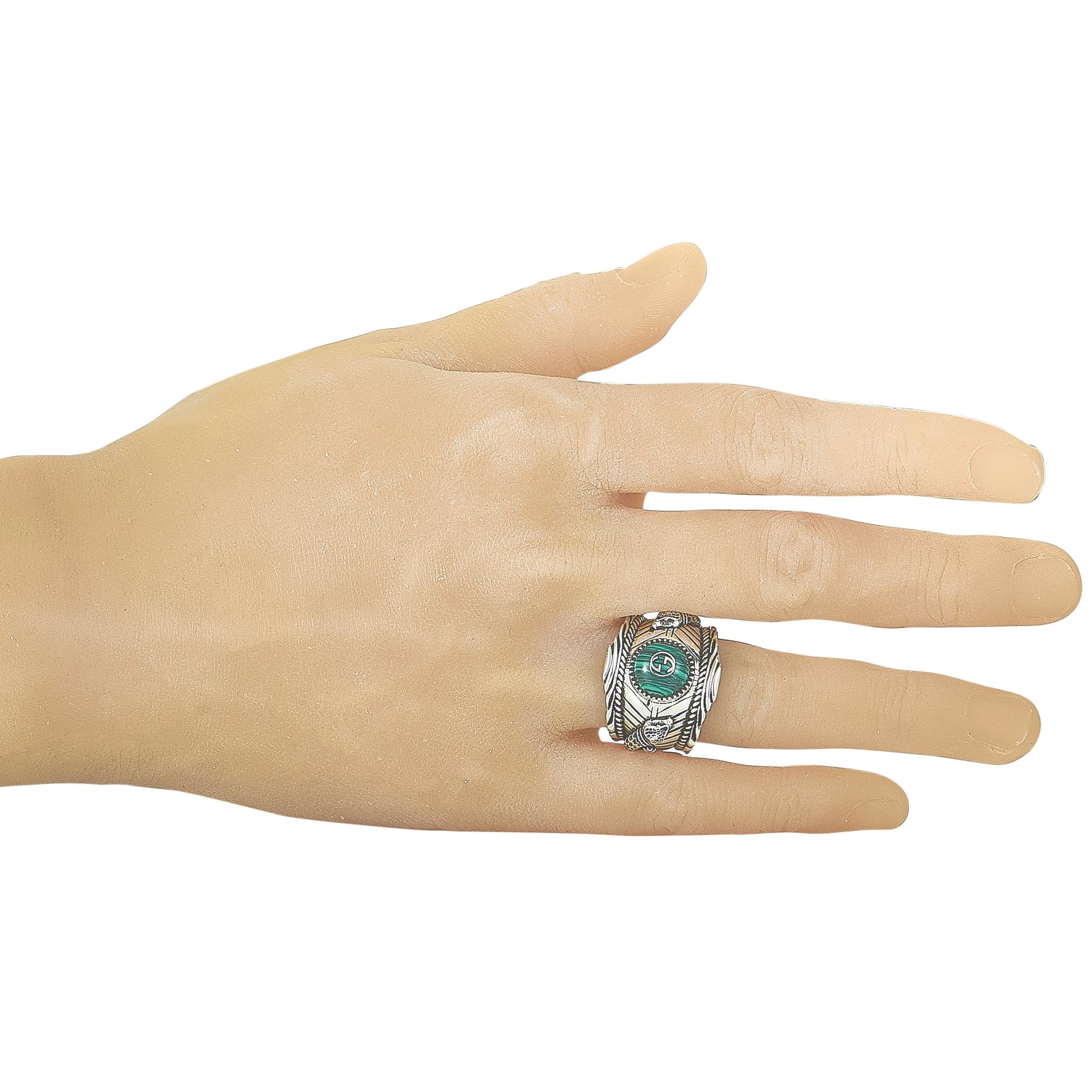 gucci garden silver ring