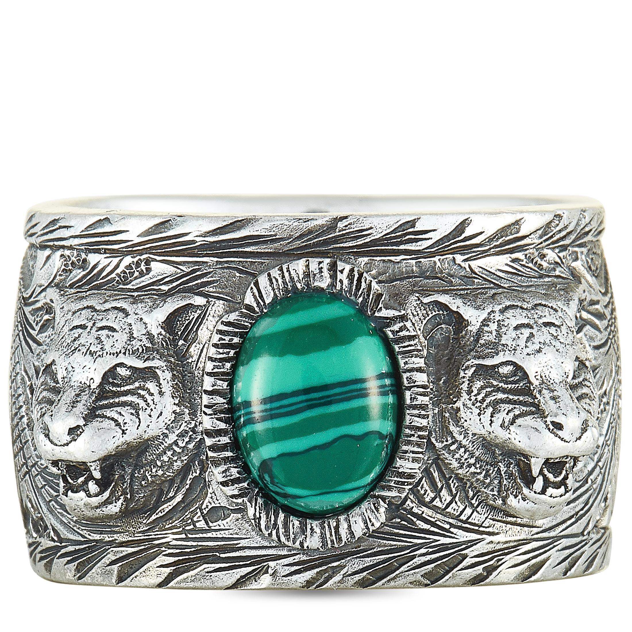 gucci garden ring in silver
