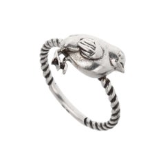 Gucci Garden Sterling Silver Chick Band Ring Size 7 1/2 Gucci Garden Sterling Silver Chick Band Ring Size 7 1/2
