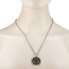 Gucci Garden Sterling Silver Snake Motif Necklace