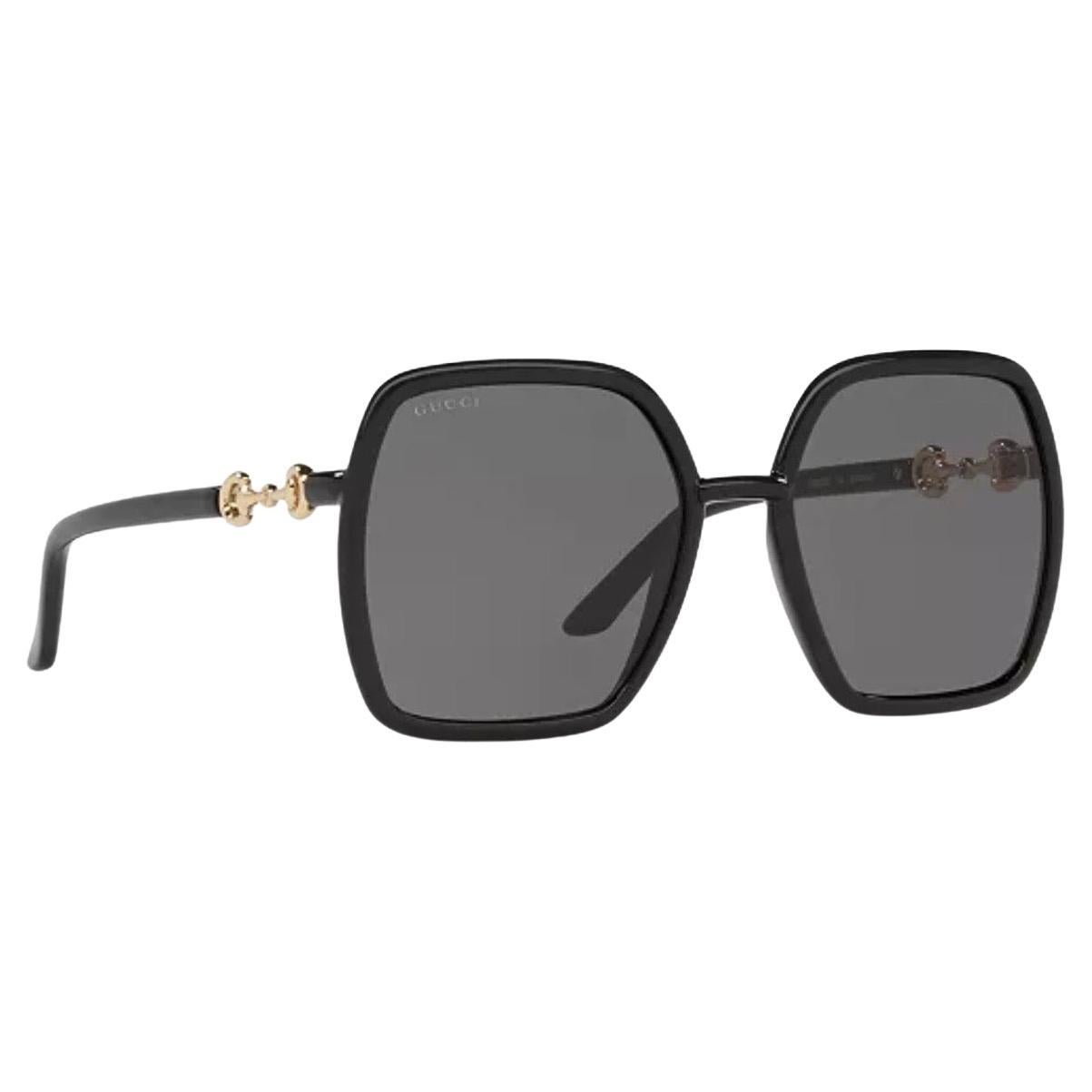 Gucci GG 0890S 001  55 19-140 Brand New  black Women Sunglasses, Made in Italy