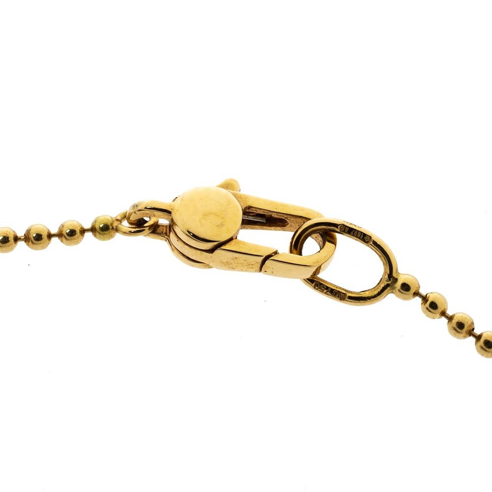 gold gg necklace