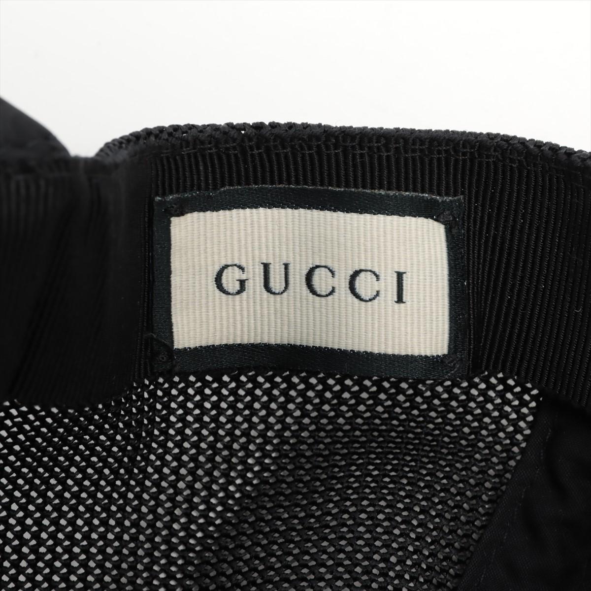 Gucci GG Casquette de baseball Nylon Noir Bon état à Humacao, PR