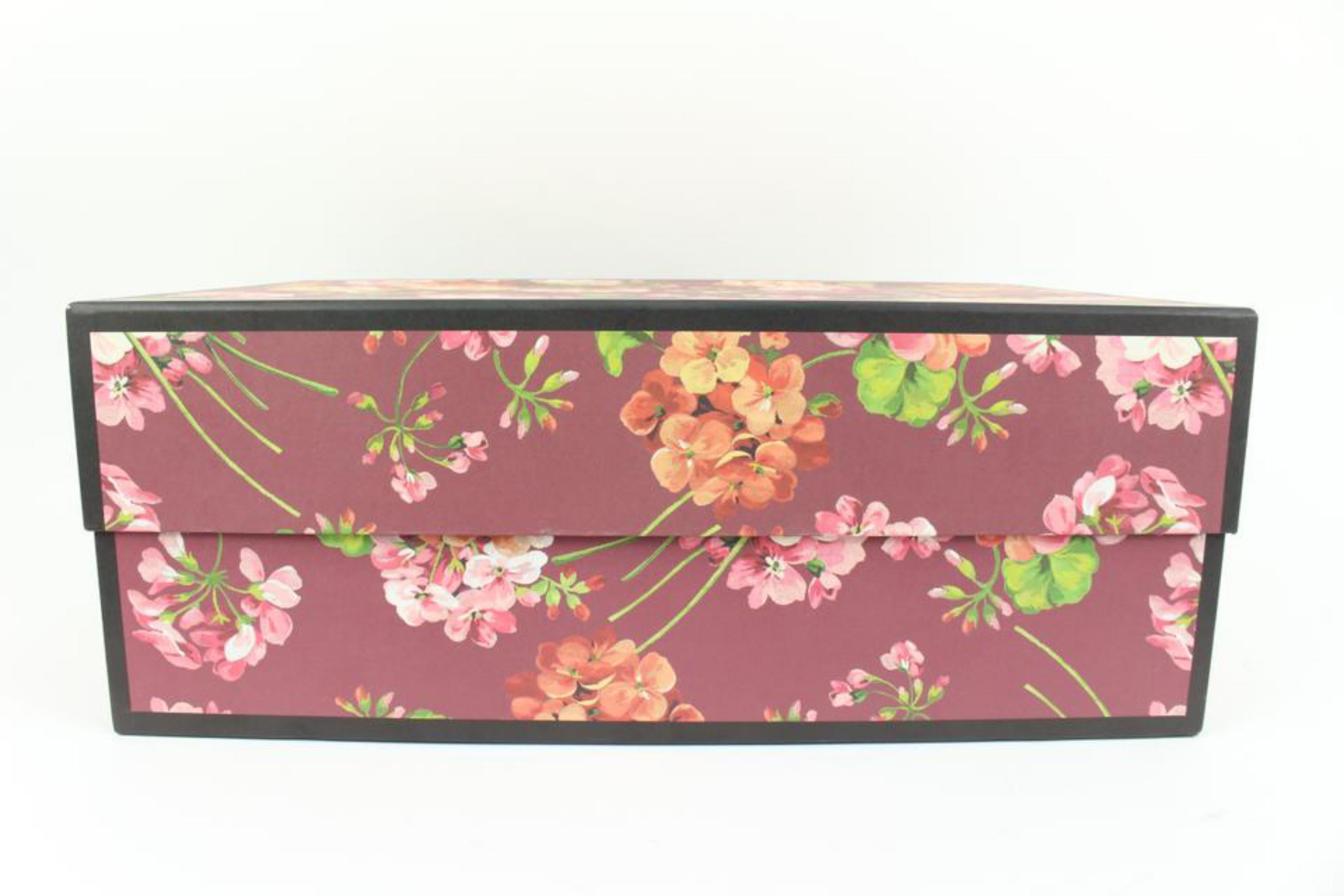 Gucci GG Blooms Box Case Floral 17g323s In Good Condition In Dix hills, NY