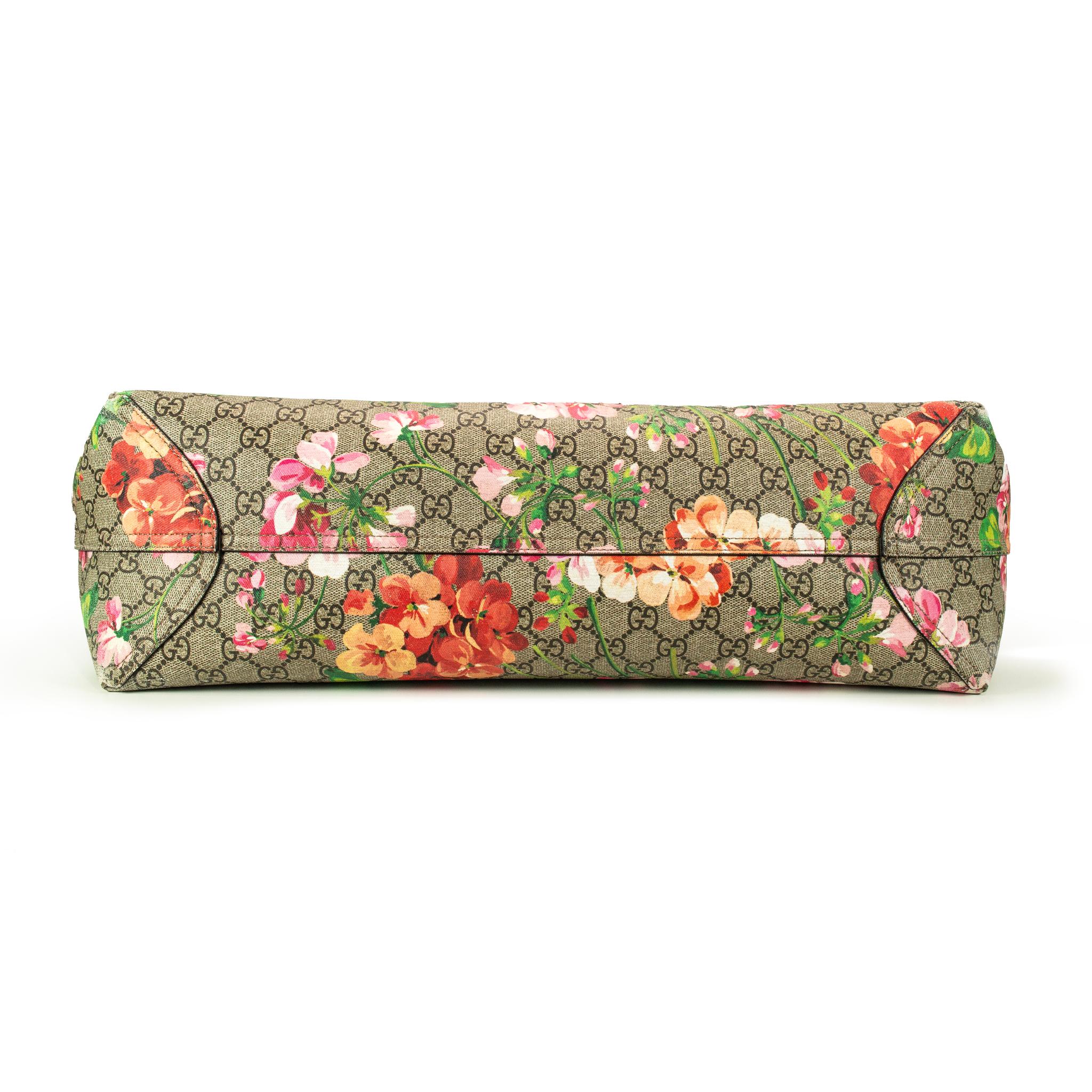 Gucci GG Blooms Reversible Floral Gg Canvas Multicolor 368571 Tragetasche für Damen oder Herren im Angebot