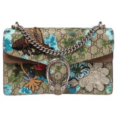 Gucci GG Blooms Supreme bestickte kleine Dionysus Umhängetasche mit Vogelmotiv