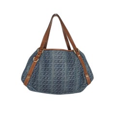Gucci GG Blue Denim Abbey Hobo Bag