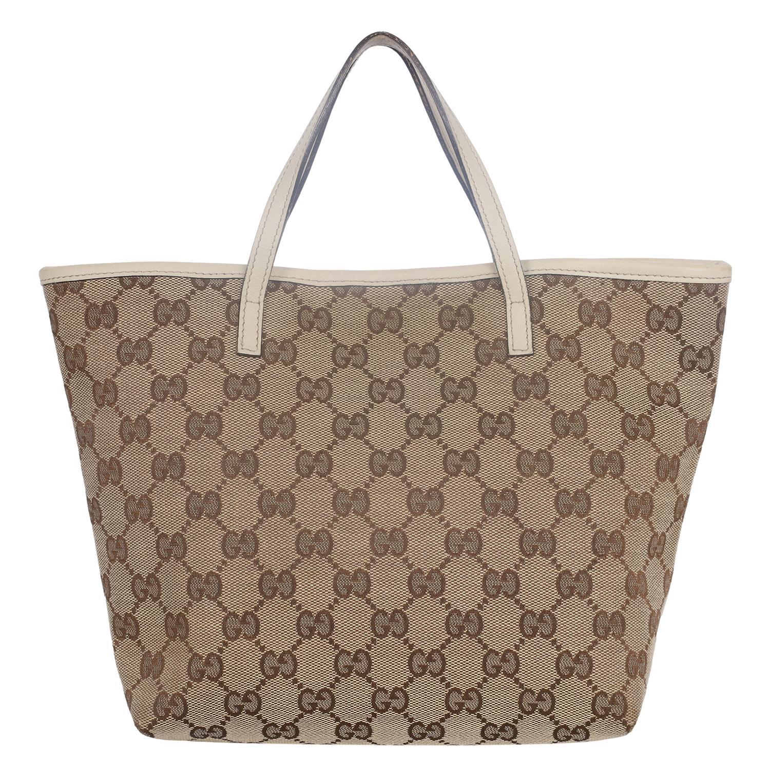 Gucci GG Brown Monogram Canvas Zoo Tote Small im Angebot 4
