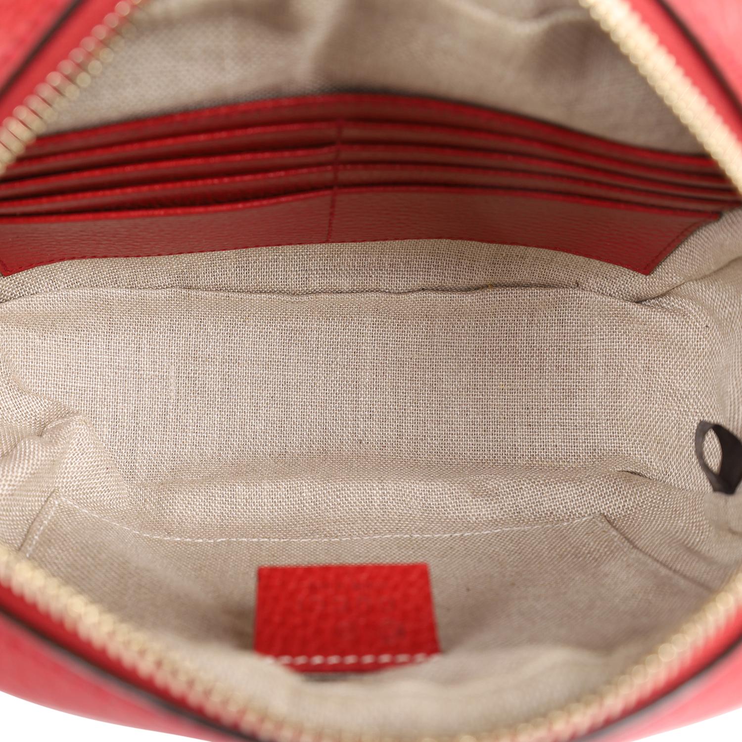 GUCCI GG Canvas Bree Crossbody Tasche Rot im Angebot 6