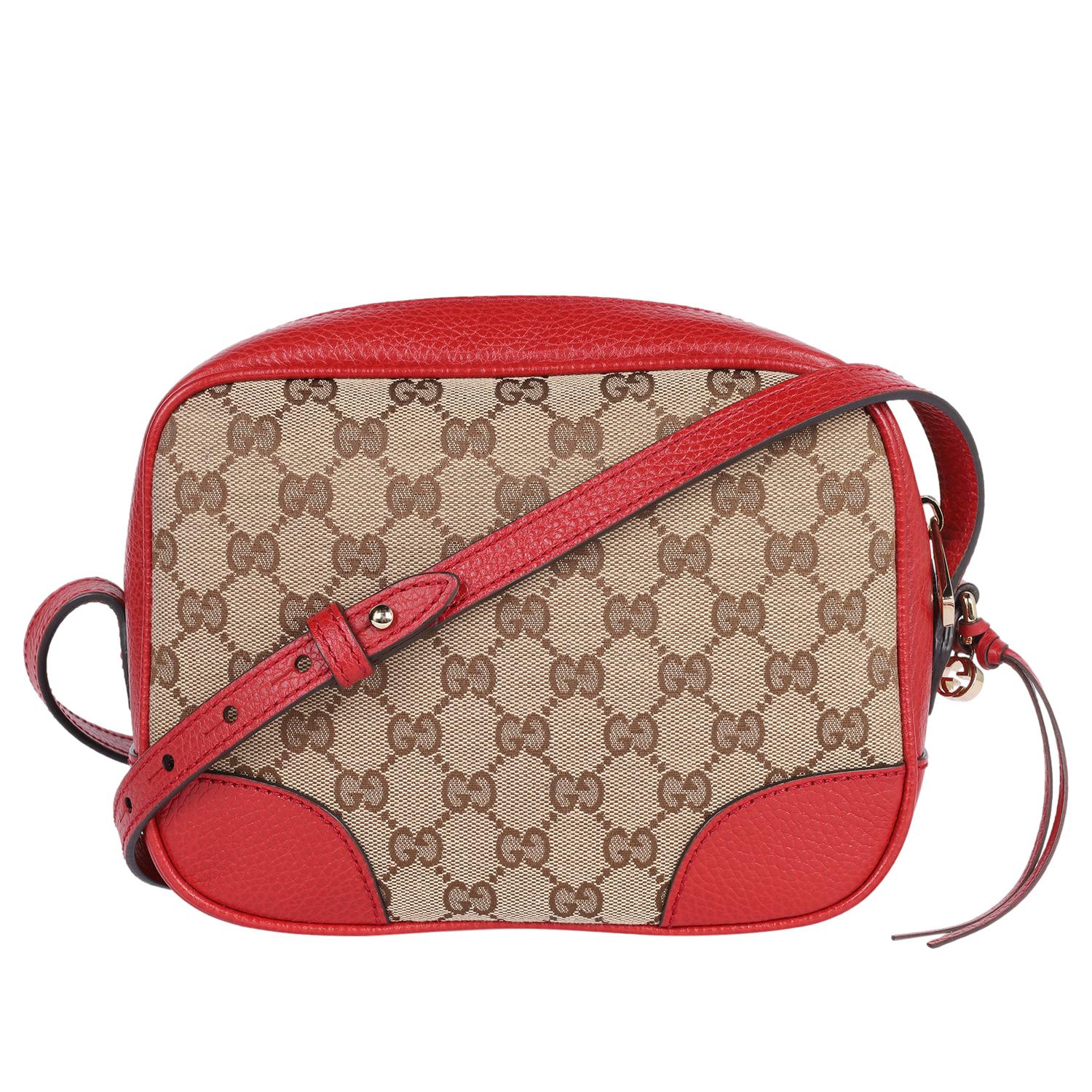 GUCCI GG Canvas Bree Crossbody Tasche Rot im Angebot 2