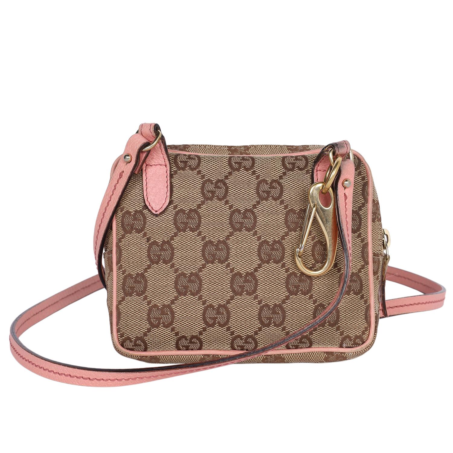 GUCCI GG Canvas Bree Crossbody For Sale at 1stDibs
