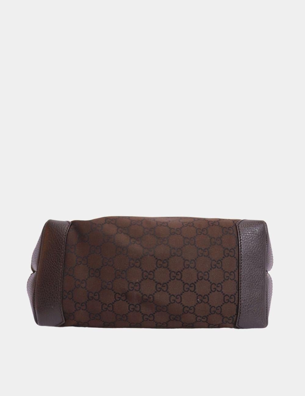 Women's or Men's Gucci GG Canvas Brown Tote Bag