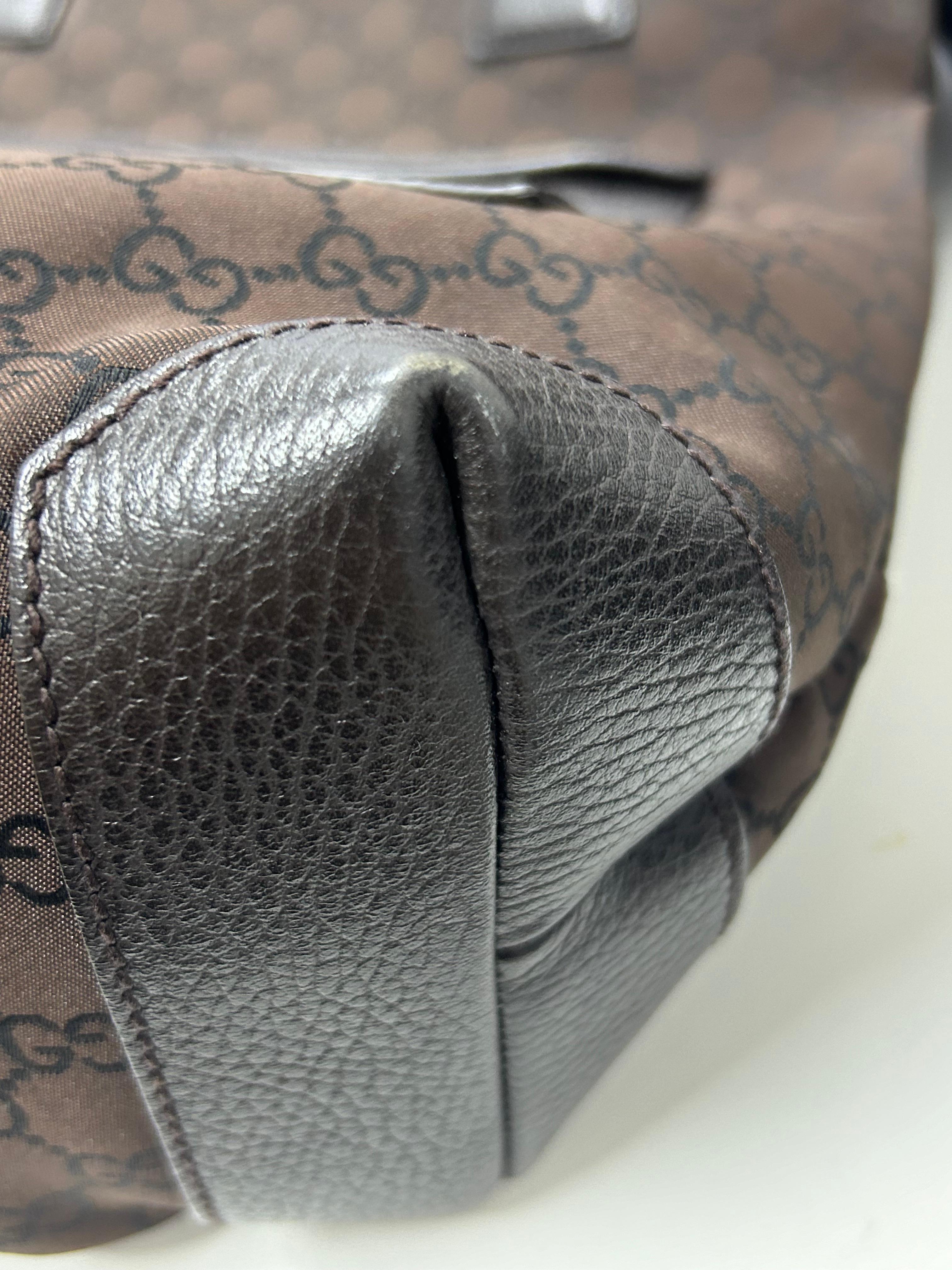 Gucci GG Canvas Brown Tote Bag 2