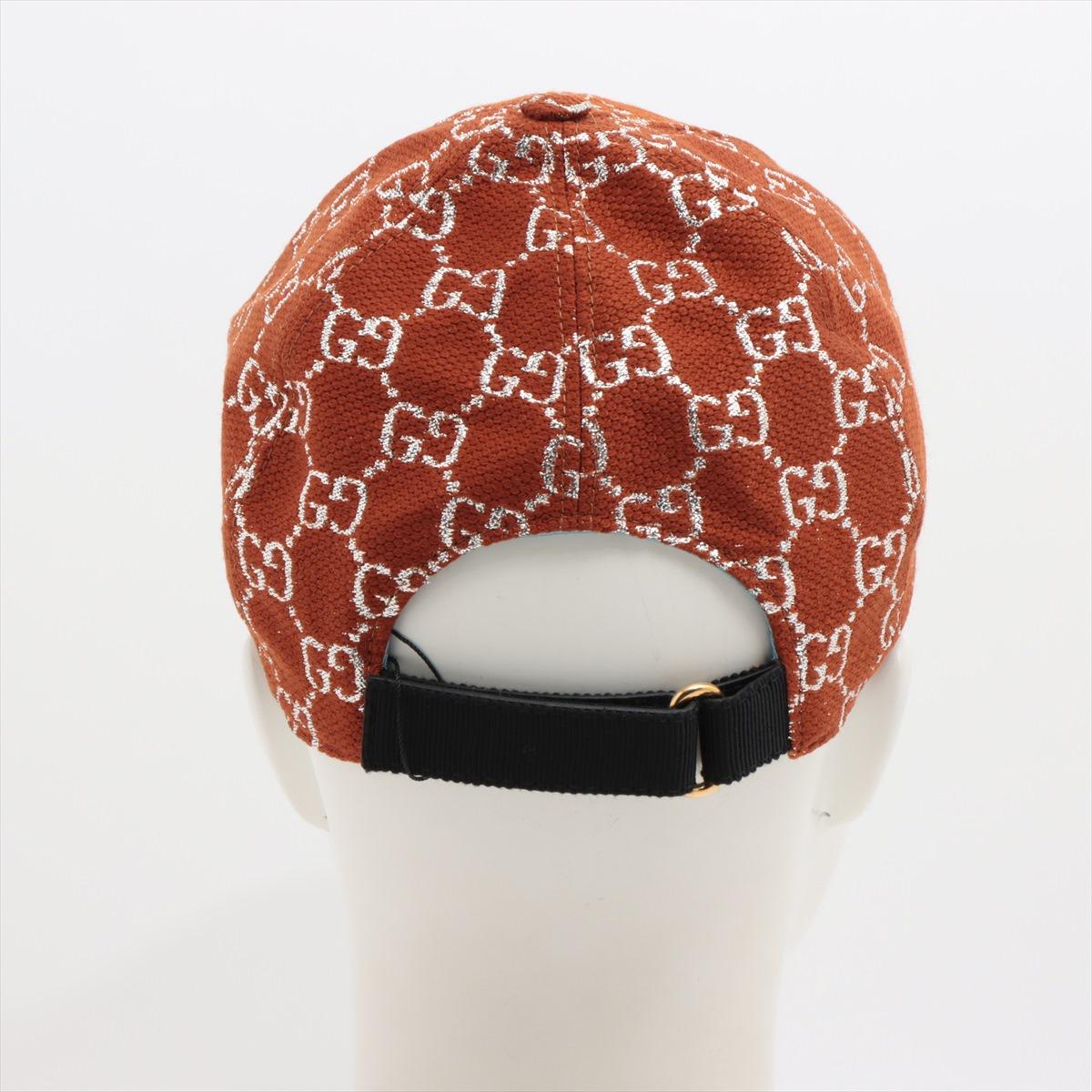 Gucci GG Canvas Cap Marrone Ruggine In condizioni buone in vendita a Humacao, PR
