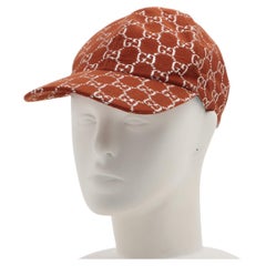 Gucci GG Canvas Cap Rust Brown