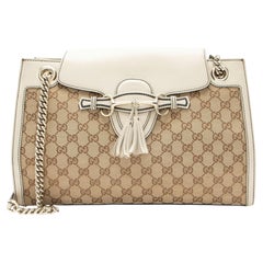 Gucci GG Canvas Emily Large Shoulder Bag