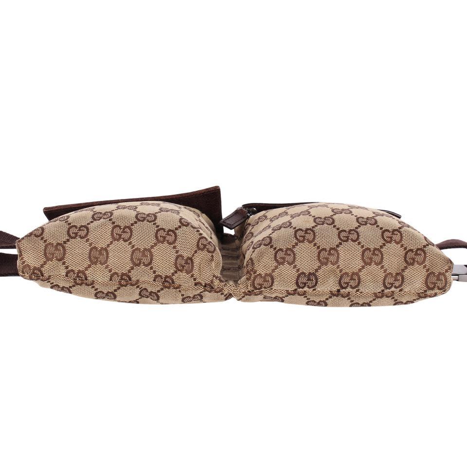 Gucci GG Canvas Fanny Pack Belt Bag In Good Condition In Montreal, Quebec