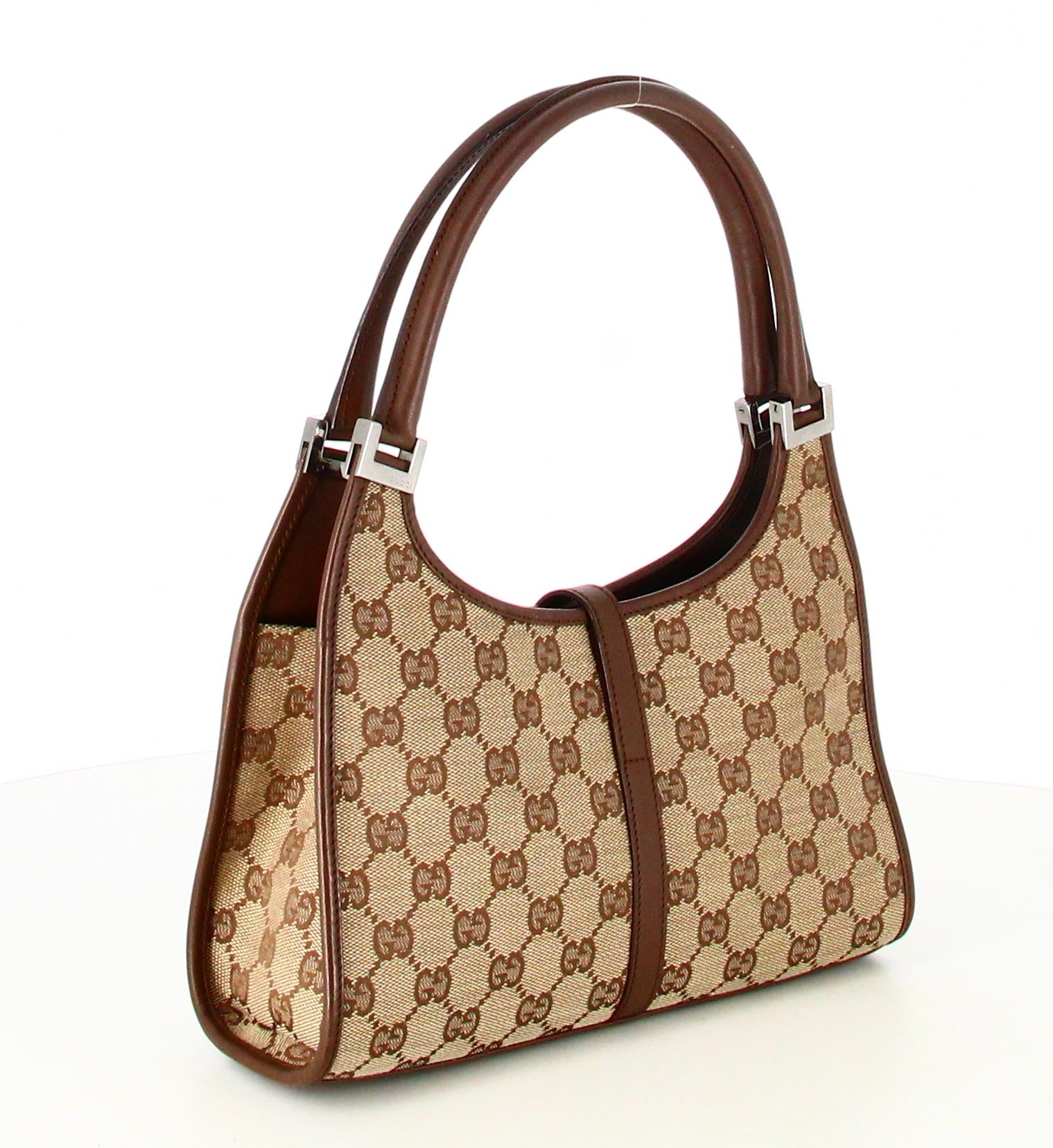 Women's Gucci GG Canvas Handbag Jackie Bardot