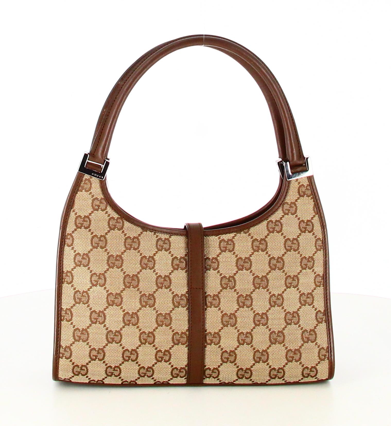 Gucci GG Canvas Handbag Jackie Bardot 1