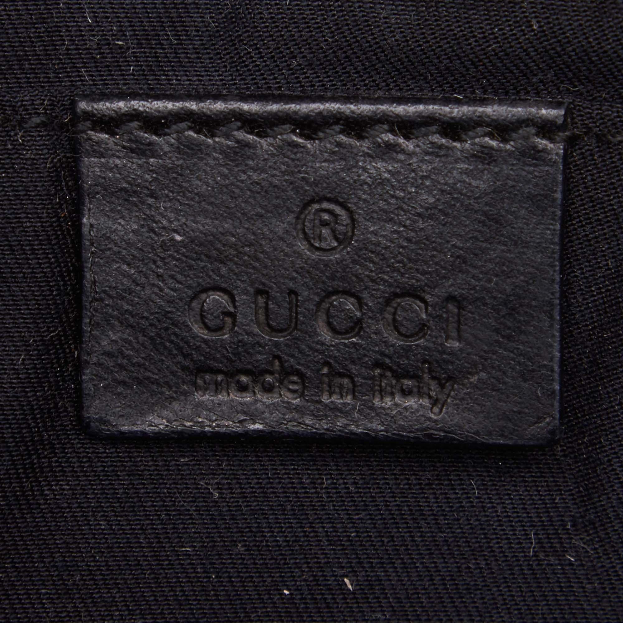 Gucci GG Canvas Horsebit Chain Baguette Bag For Sale 1