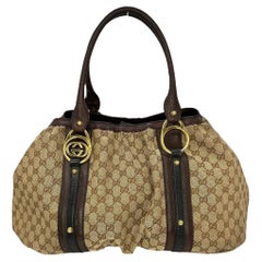 Gucci GG Tote in tela con icona ad incastro