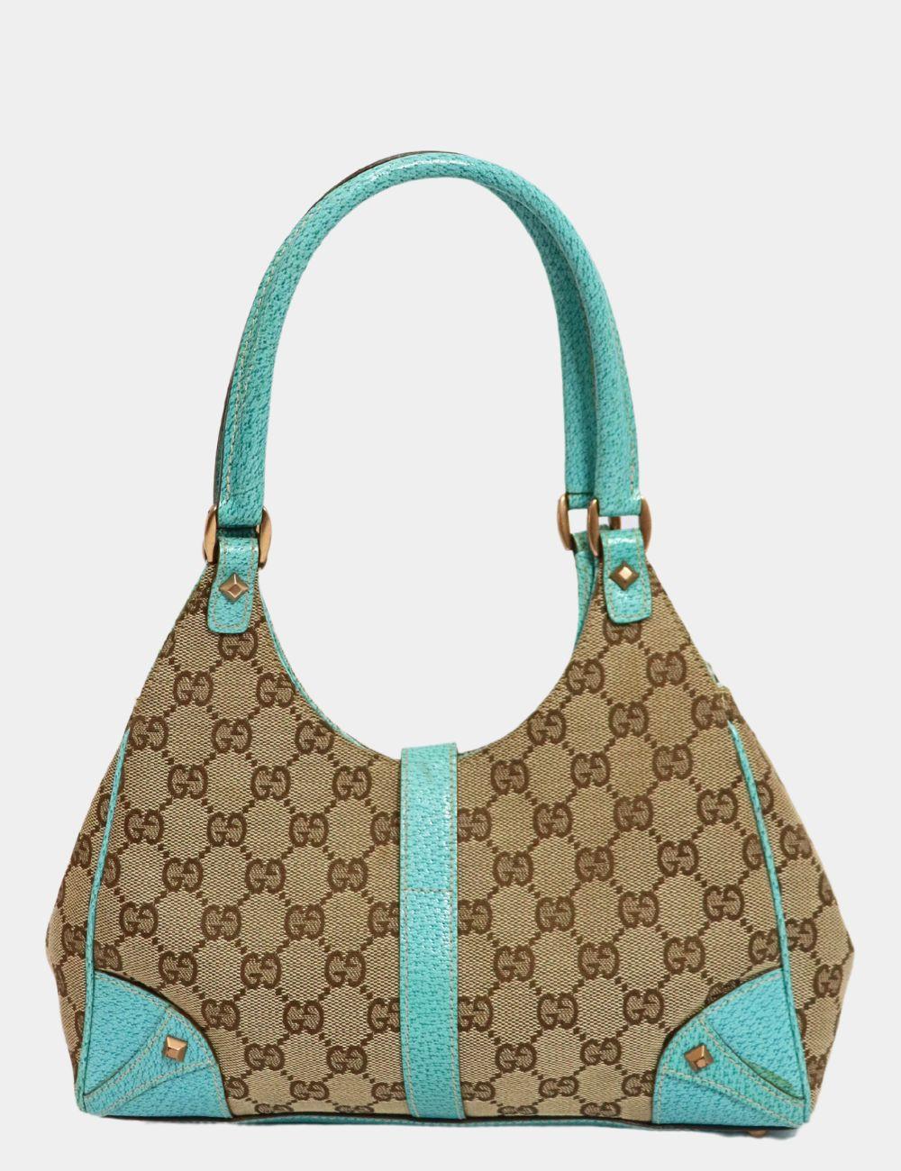 Gucci GG Canvas Jackie O Hobo Bag In Fair Condition In Amman, JO