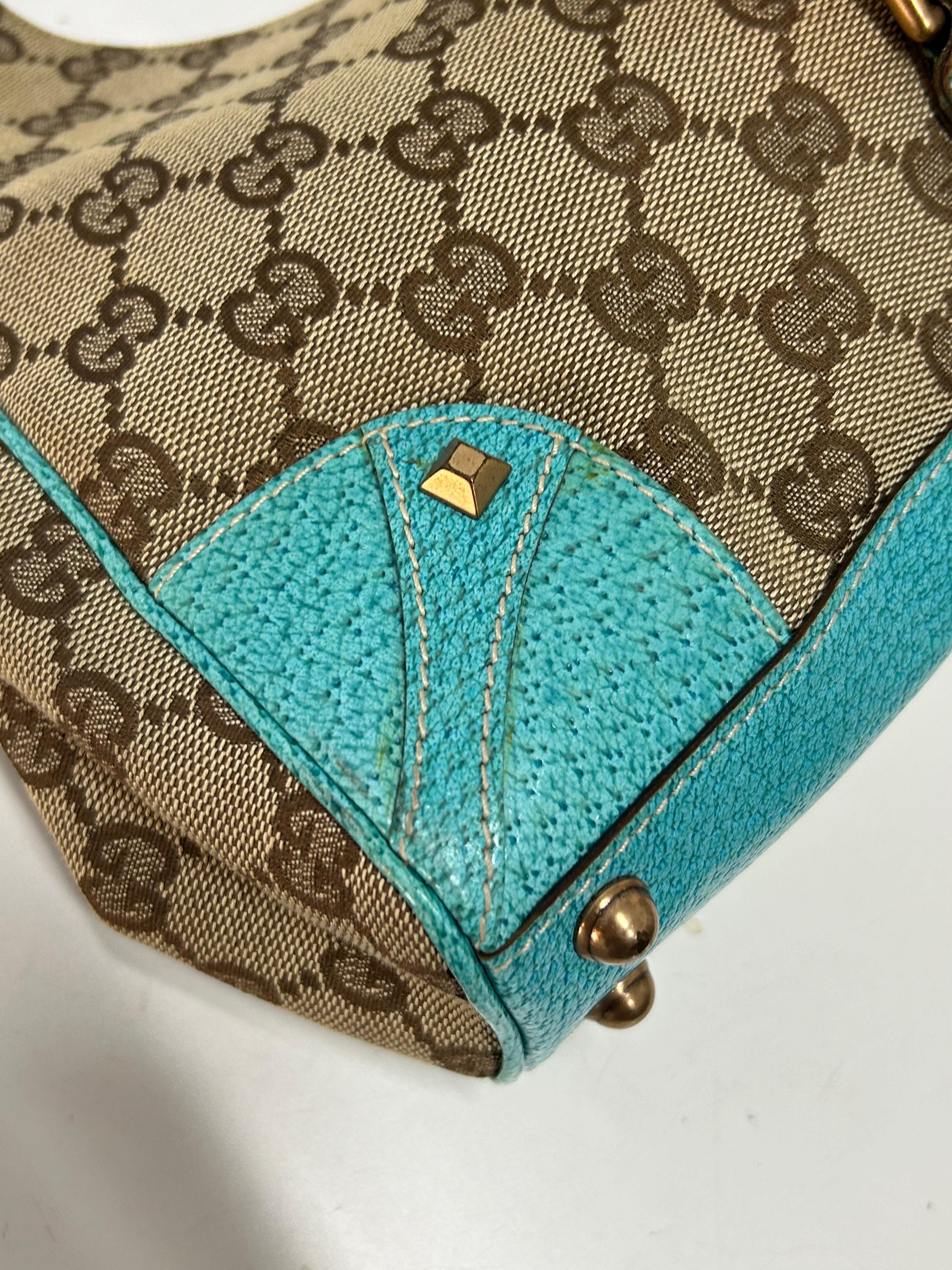 Gucci GG Canvas Jackie O Hobo Bag 4