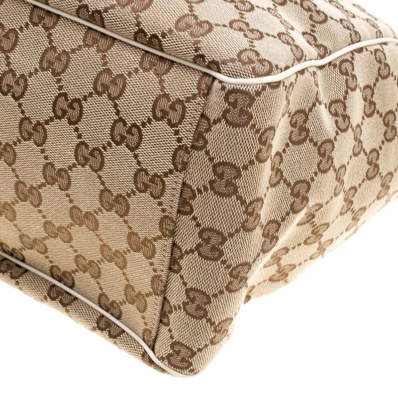 Gucci GG Canvas Large Positano Scarf Tote 3