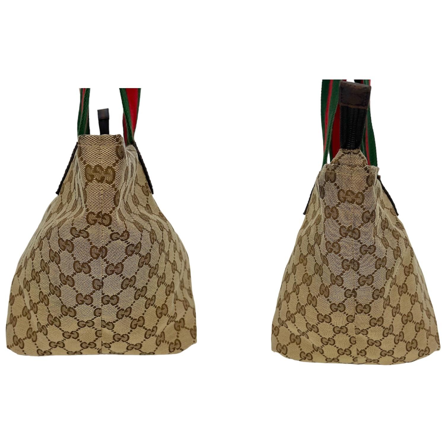 Gucci GG Medium Web-Tasche aus Segeltuch im Zustand „Gut“ im Angebot in Scottsdale, AZ