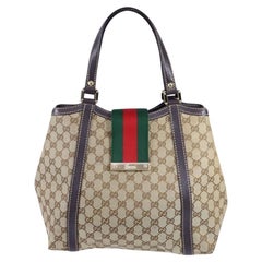 Gucci GG Canvas Medium Web Tote