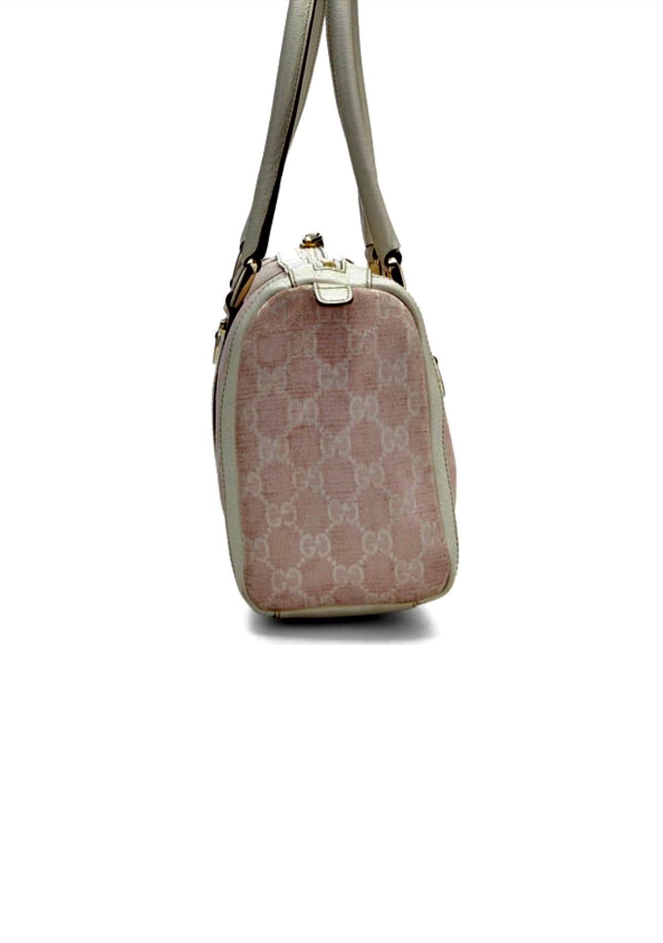 Gucci GG Canvas Mini Boston Bag simple in Excellent condition like New 9