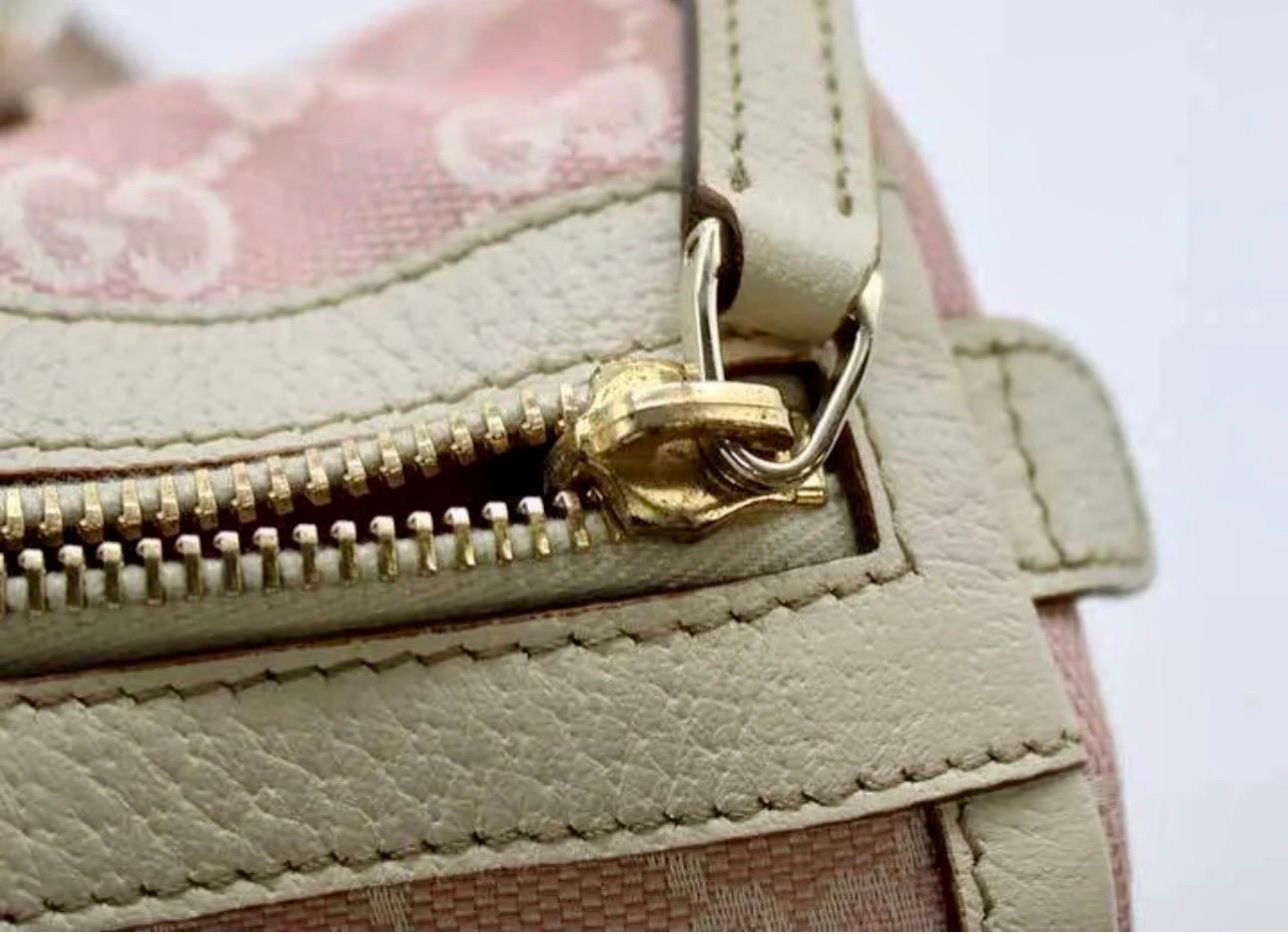 Gucci GG Canvas Mini Boston Bag simple in Excellent condition like New 1