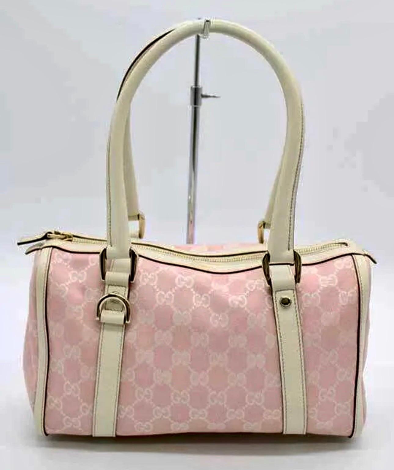 Gucci GG Canvas Mini Boston Bag simple in Excellent condition like New 5
