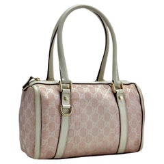 Gucci GG Canvas Mini Boston Bag simple in Excellent condition like New