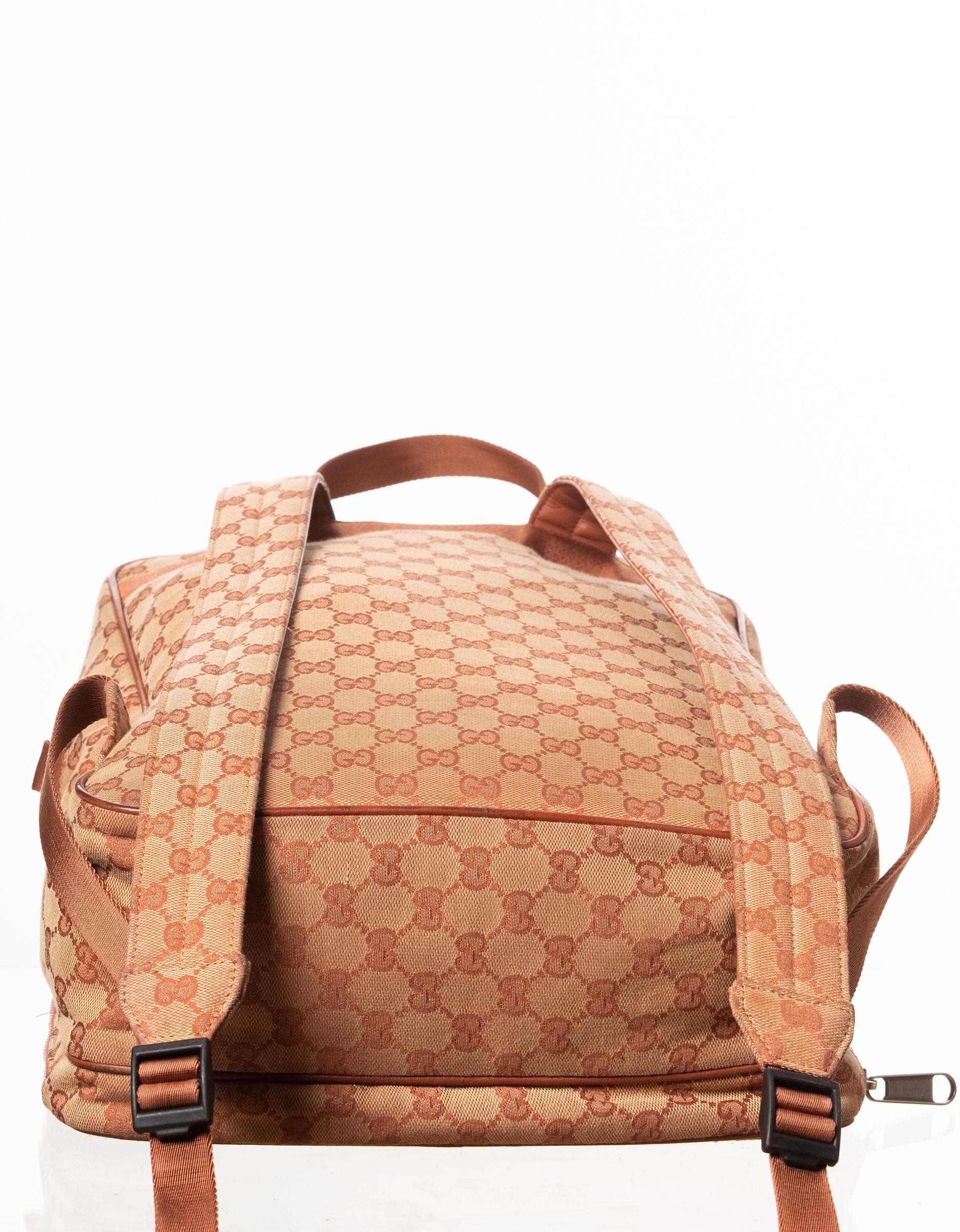 orange gucci backpack