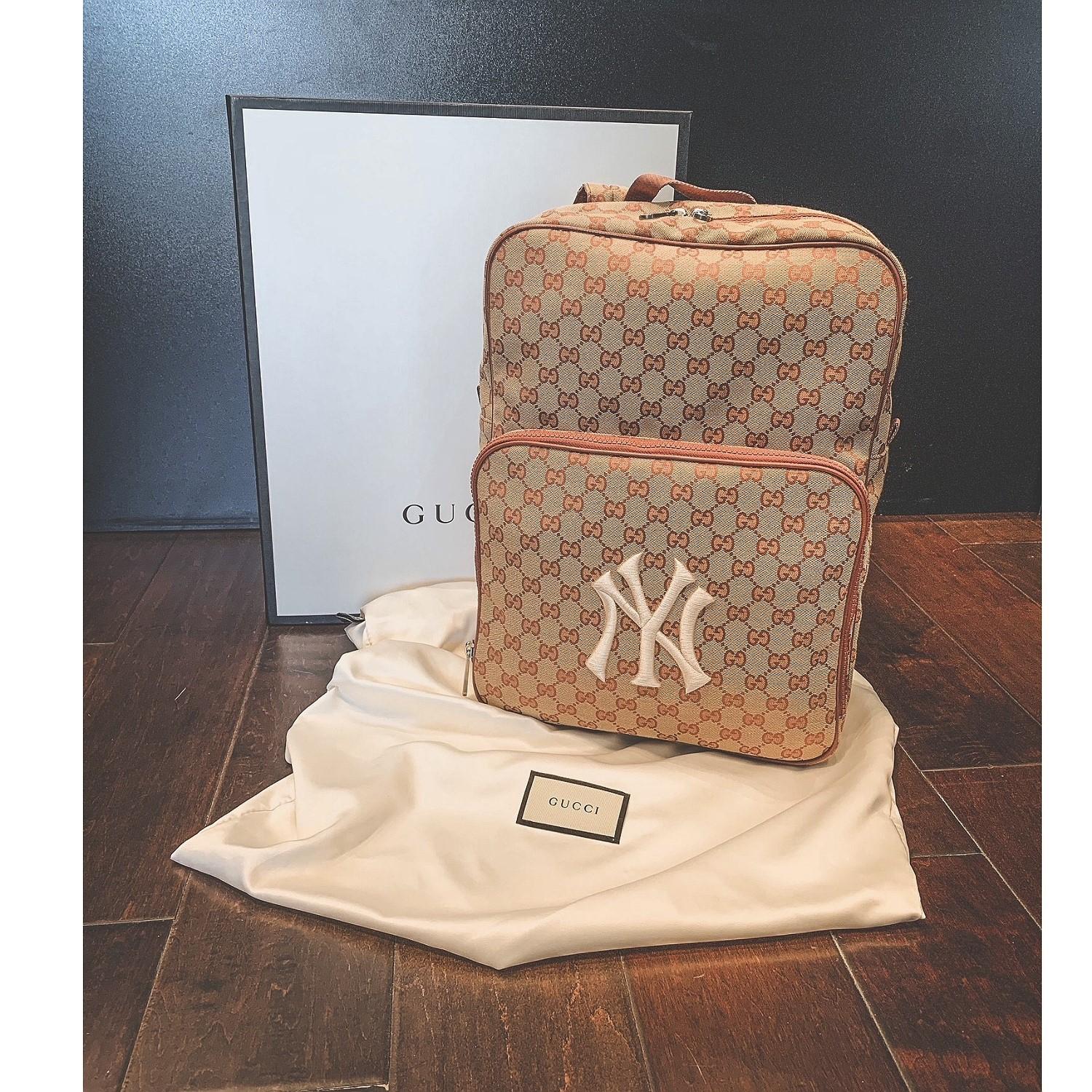 Gucci GG Canvas NY Yankees Backpack 1