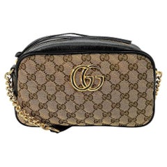 Gucci GG Canvas Borsa fotografica piccola Marmont Matelasse