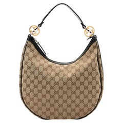 Gucci GG Canvas Twins Medium Hobo